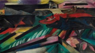 Franz Marc: The wolves (Balkan war)