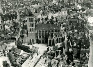 Luftaufnahme aus ca. 900 m, ca. 1920 © Archiv der Hansestadt Wismar