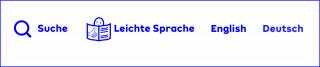 Die Menüleiste oben