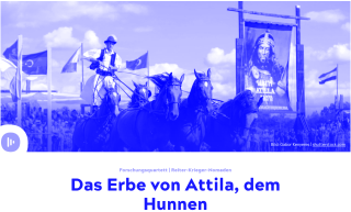 Bild der detektor.fm Website mit dem Podcast: Das Erbe von Attila, dem Hunnen