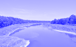 The Oder near Lubiąż towards the north, © Chr. Mielzarek