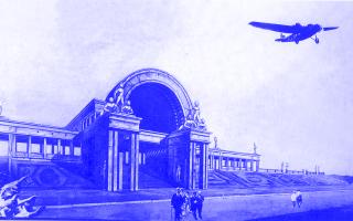 The Project of the Uralmash Socialist City Stadium. 1930s. Arch. P.V. Oranskij.