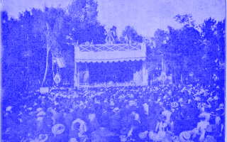 Volksfeste im Warschauer Alexanderpark 1899. In: Adres”-Kalendar’ gor. Varshavy na 1900 god”.